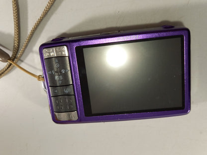 Fujifilm Finepix Z80 Purple Compact Digital Camera 14MP 5x Zoom - Tested/Working