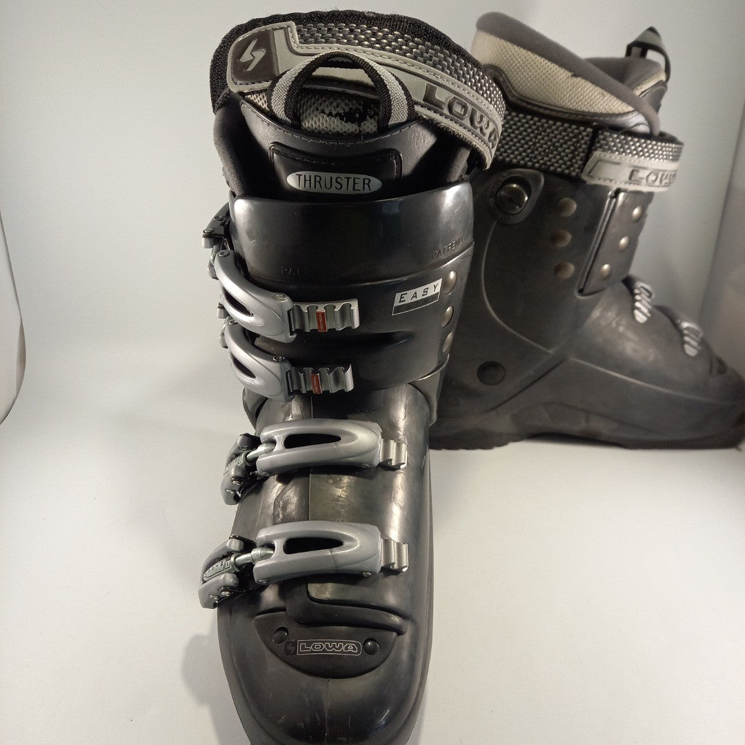 LOWA Thruster Ski Boots Black Womens UK 11 Easy Entry Good Condition