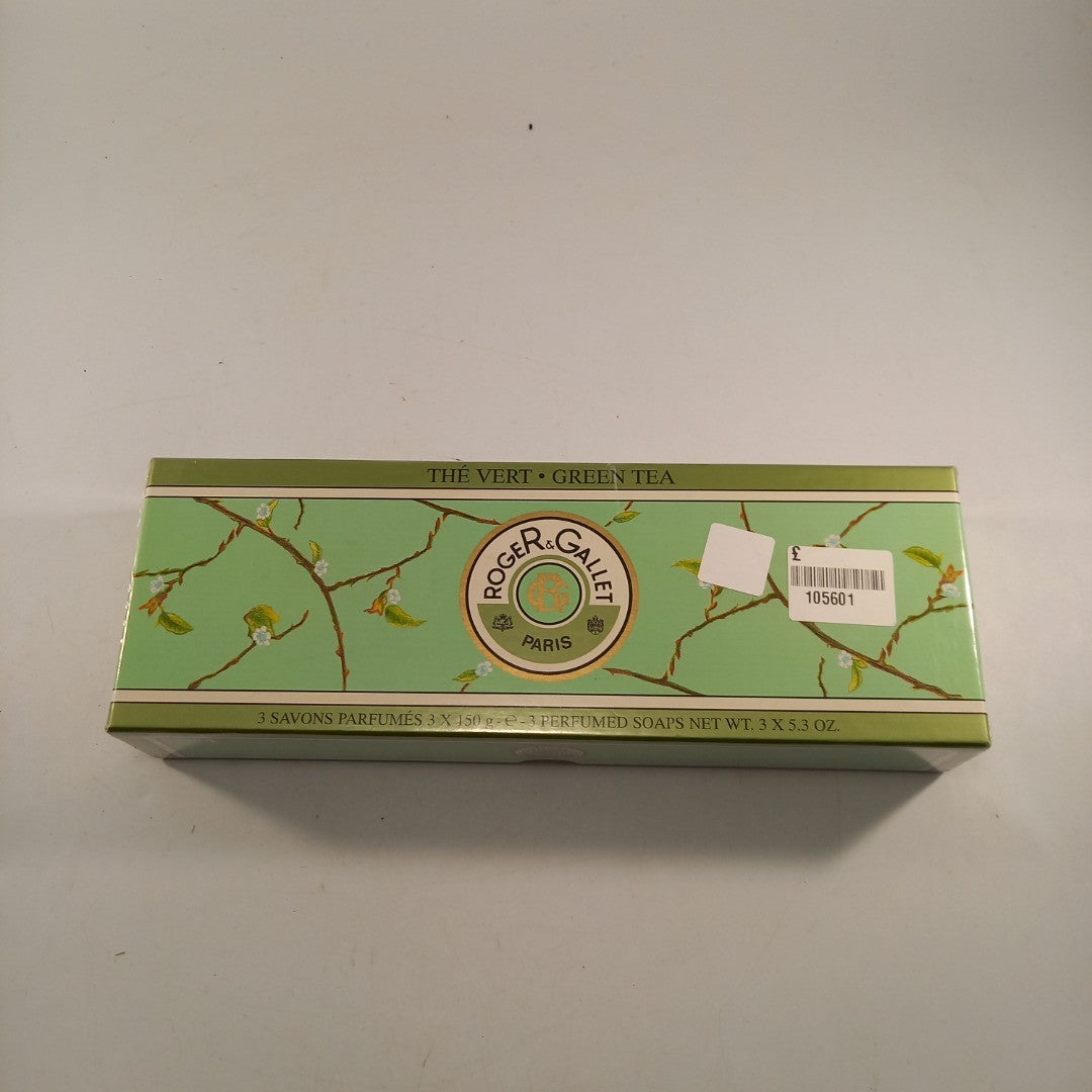 Roger & Gallet Soap Bars x 3 Green Tea The Vert New & Sealed