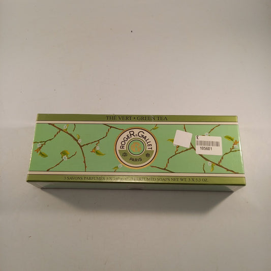 Roger & Gallet Soap Bars x 3 Green Tea The Vert New & Sealed