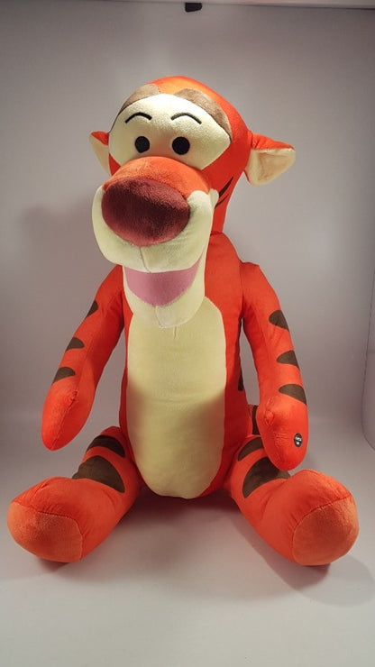 Disney Winnie the Pooh Tigger Soft Toy 20in Tall  Makes Boing Noise Nearly New