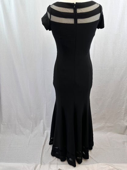 Js Collection Black Dress Maxi EU 38 UK 12 Formal Smart Excellent