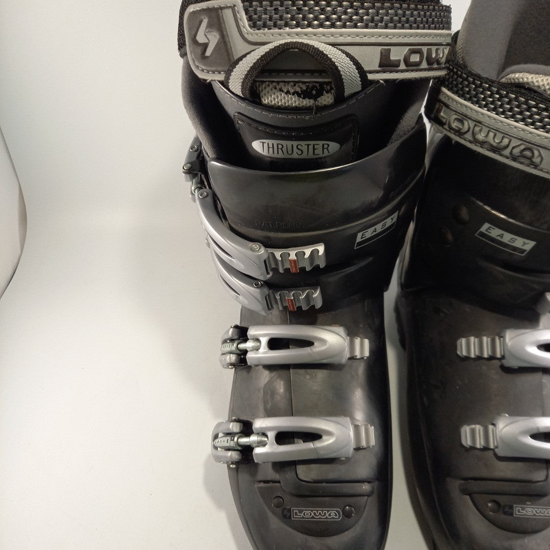 LOWA Thruster Ski Boots Black Womens UK 11 Easy Entry Good Condition