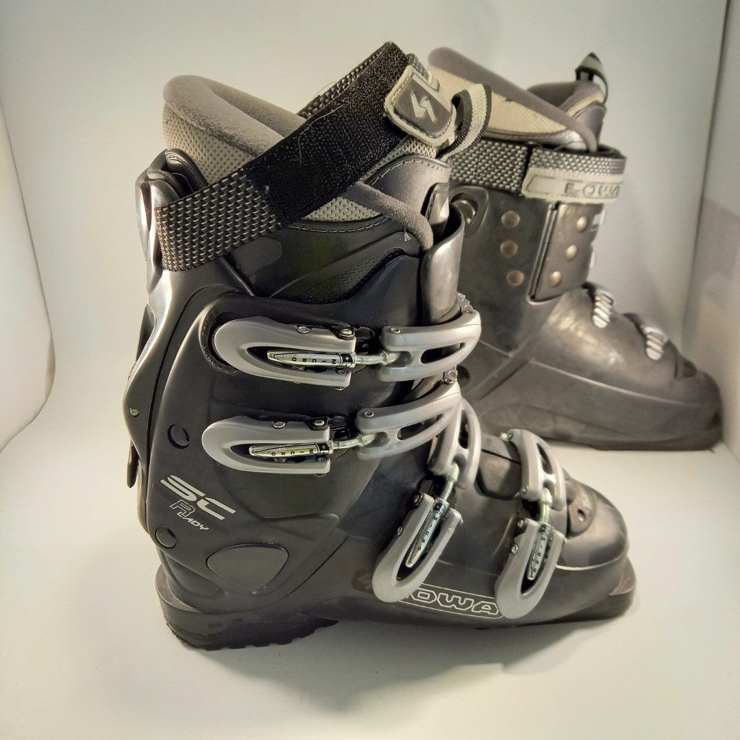 LOWA Thruster Ski Boots Black Womens UK 11 Easy Entry Good Condition