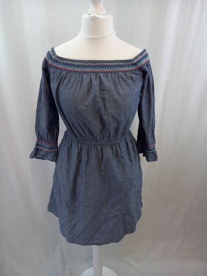 & other stories dress denim blue eur38