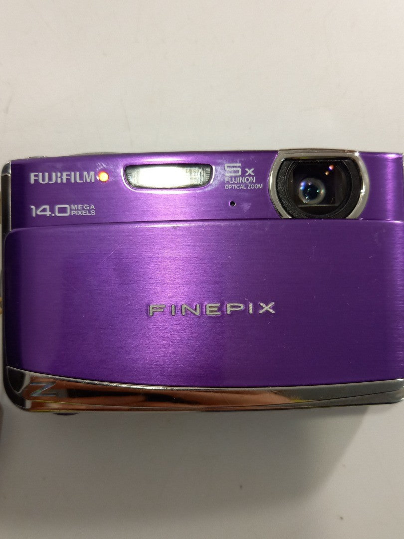 Fujifilm Finepix Z80 Purple Compact Digital Camera 14MP 5x Zoom - Tested/Working