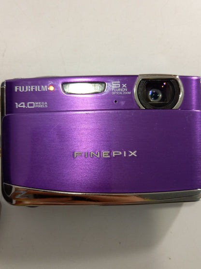 Fujifilm Finepix Z80 Purple Compact Digital Camera 14MP 5x Zoom - Tested/Working