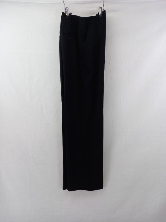 john lewis black wide leg trousers size 12