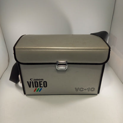 Canon VC-10 Semi Professional Video Camera With Case + Accessories Rare Vintage *Untested*