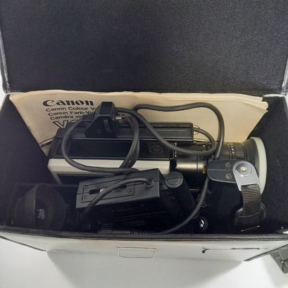 Canon VC-10 Semi Professional Video Camera With Case + Accessories Rare Vintage *Untested*