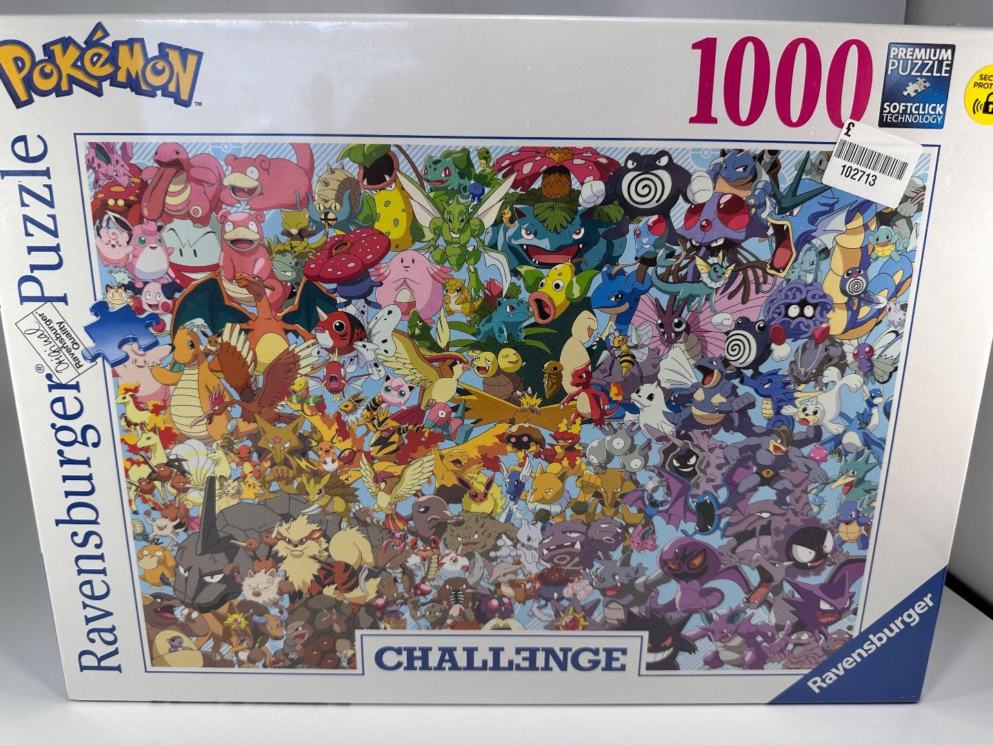 Ravensburger 15166 Pokemon Challenge Jigsaw Puzzle - 1000 Piece - Sealed