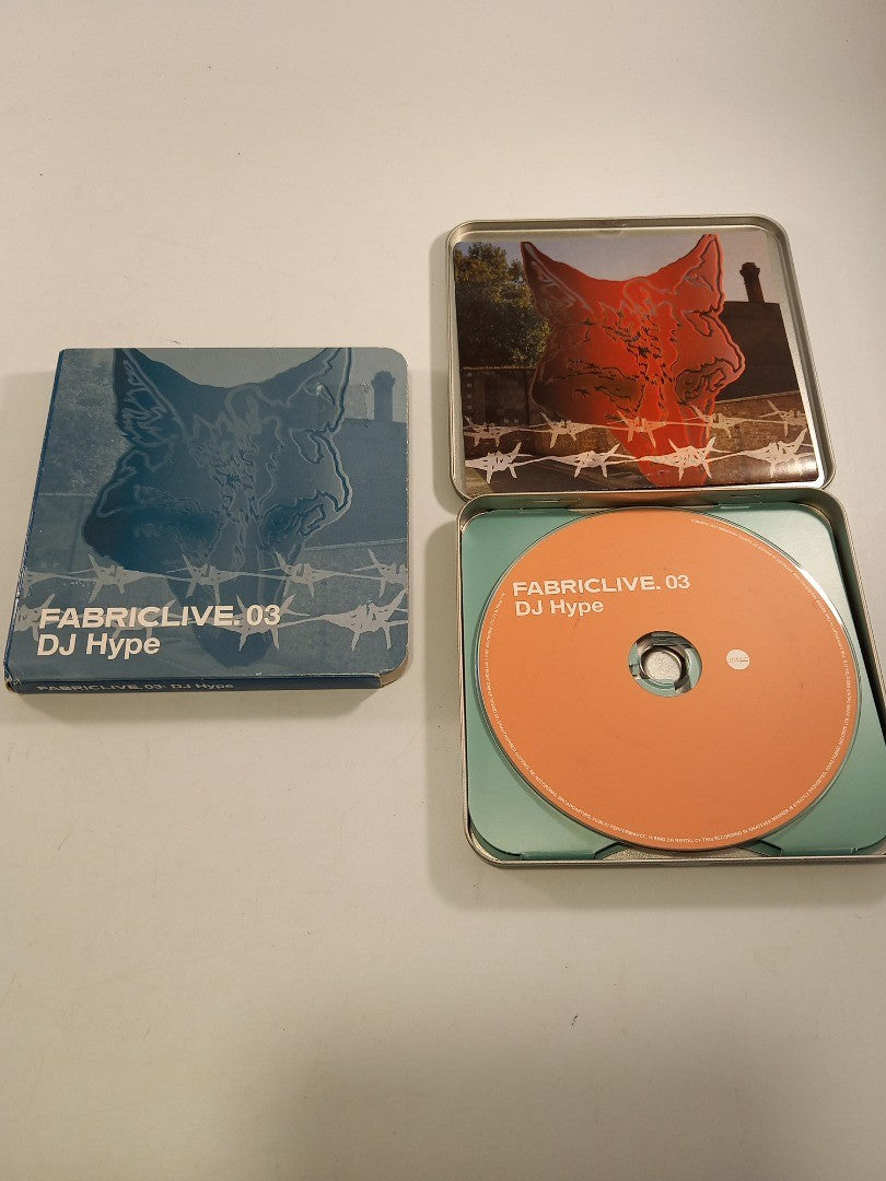 Fabriclive .03 DJ Hype Luxury Metal Cased CD 2002 Fabric Records