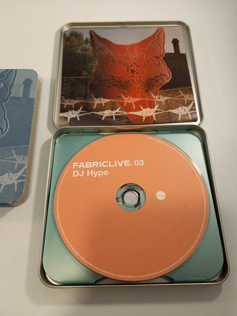 Fabriclive .03 DJ Hype Luxury Metal Cased CD 2002 Fabric Records