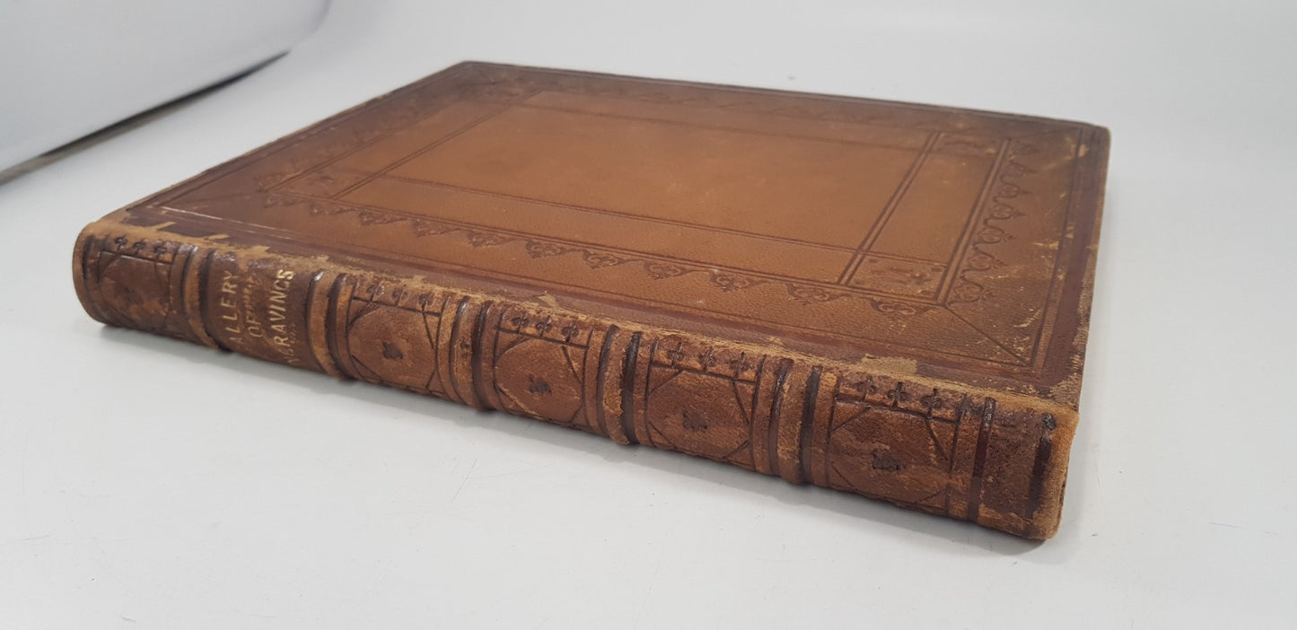 The Peoples Gallery of Engravings 1844 Leather Bound VGC