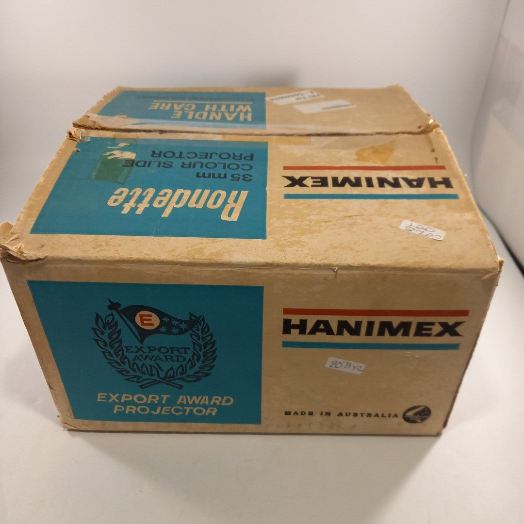 Hanimex Rondette 400S 35mm Colour Slide Projector Boxed Tested & Working