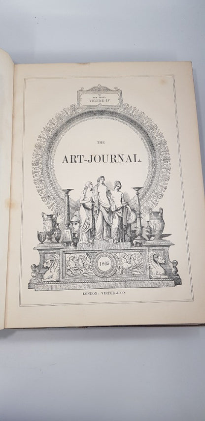 The Art Journal Jan1865 Volume IV Hardback VGC Vintage