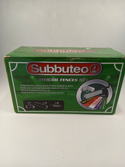 subbuteo official fences set incomplete with figures