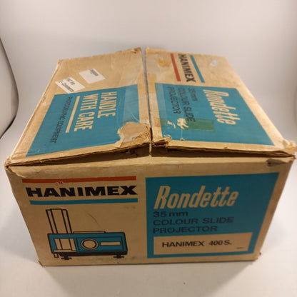 Hanimex Rondette 400S 35mm Colour Slide Projector Boxed Tested & Working