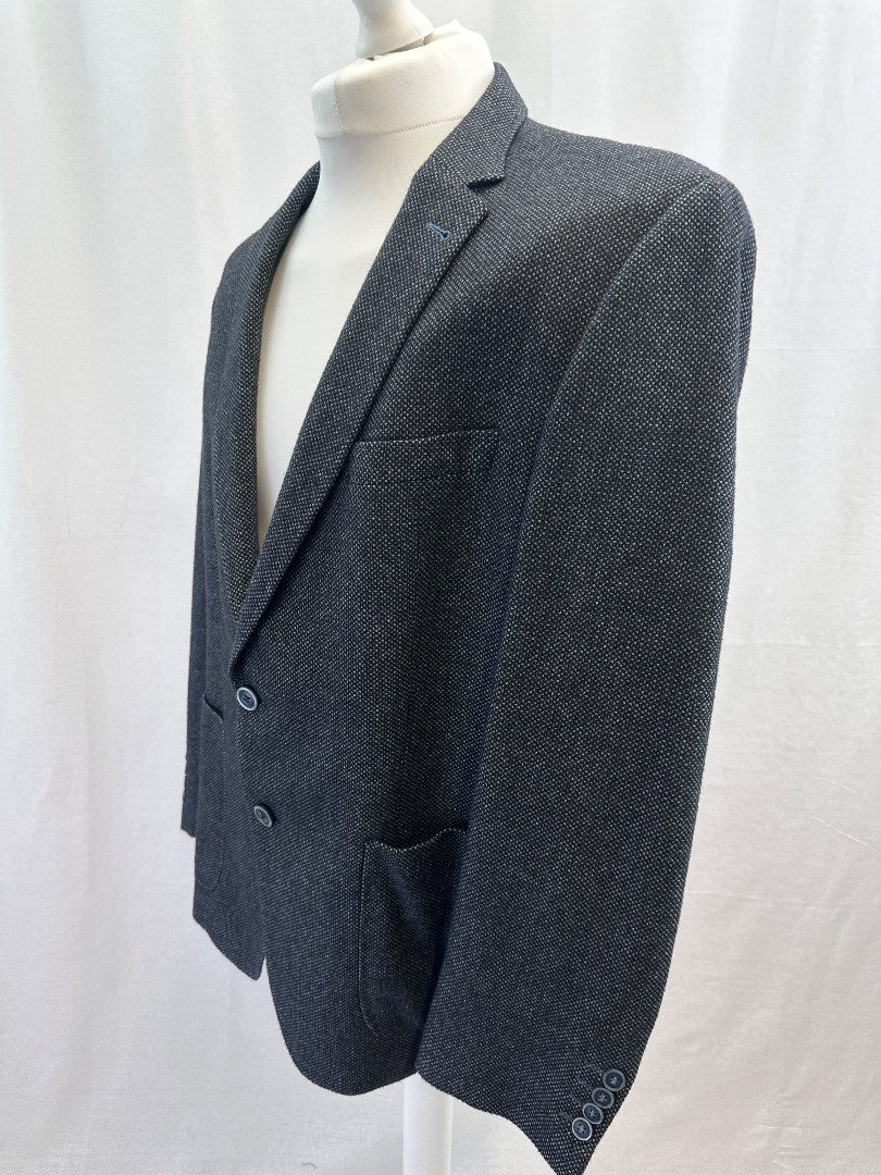 Digel Mens Blue Jacket Blazer UK XL Made in Italy Excellent