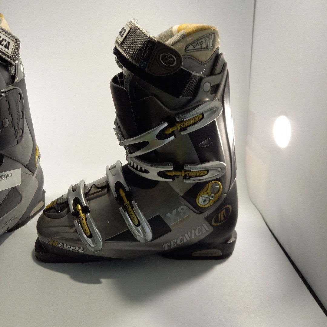 Tecnica X8 Ultra Fit Ski Boots Silver 341 mm Good