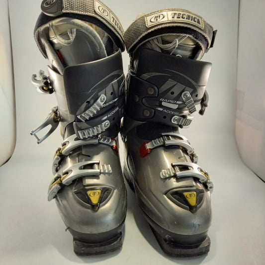 Tecnica X8 Ultra Fit Ski Boots Silver 341 mm Good