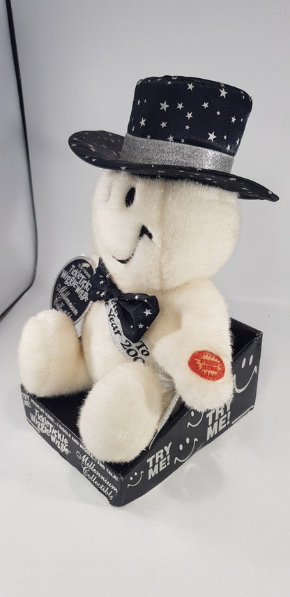 Tickle Tickle Wiggle Wiggle Millennium Collectible Musical Toy Snowman Y2K