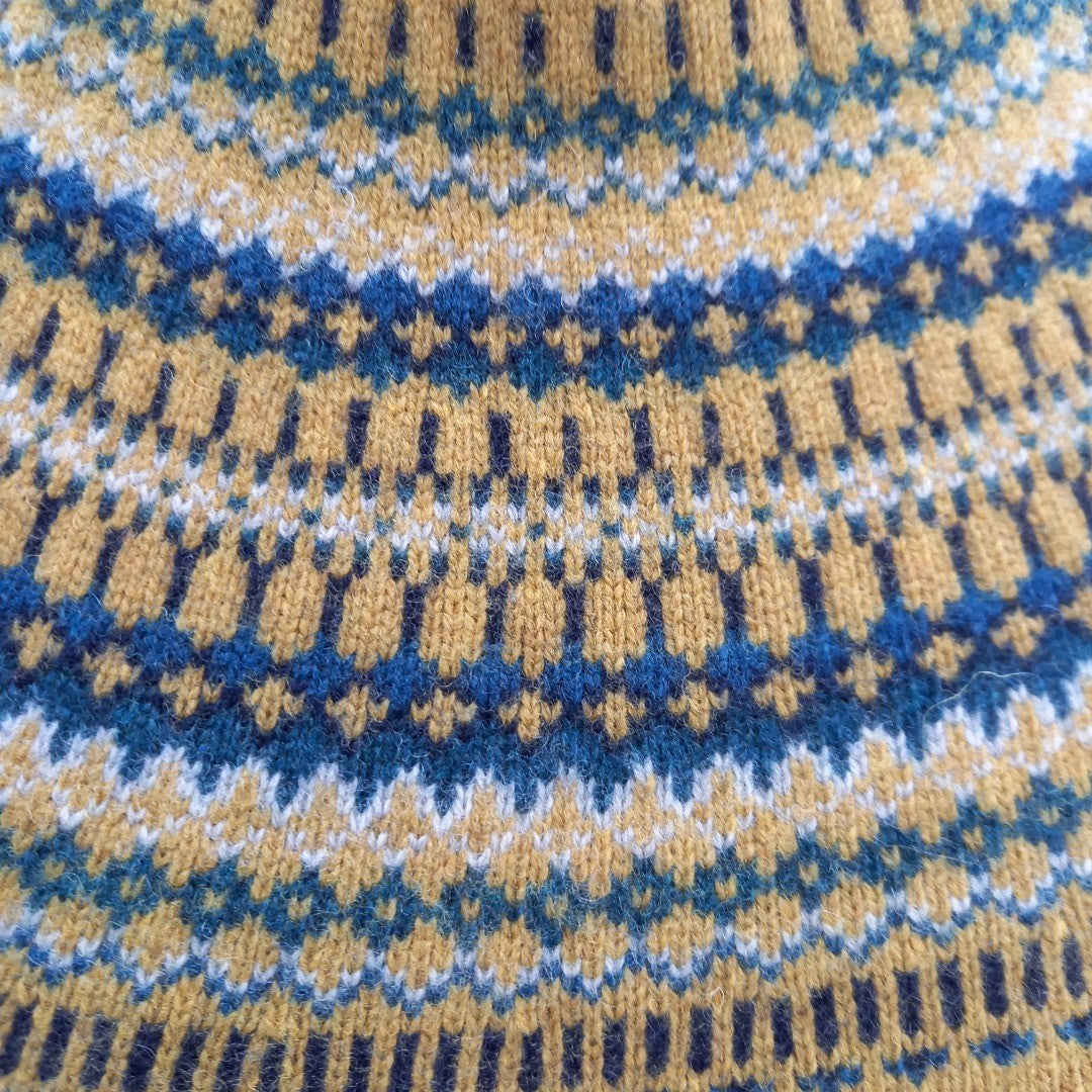 Seasalt Cornwall Bucks Horn Yellow Woollen Jumper UK 10 Excellent