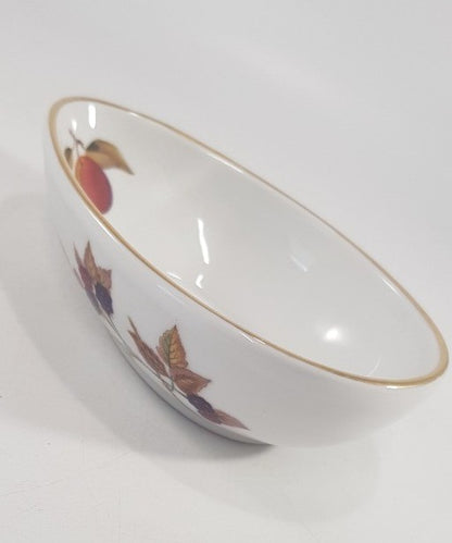 Royal Worcester Evesham Gold Fruit Avocado Dish Bowl Excellent Condition