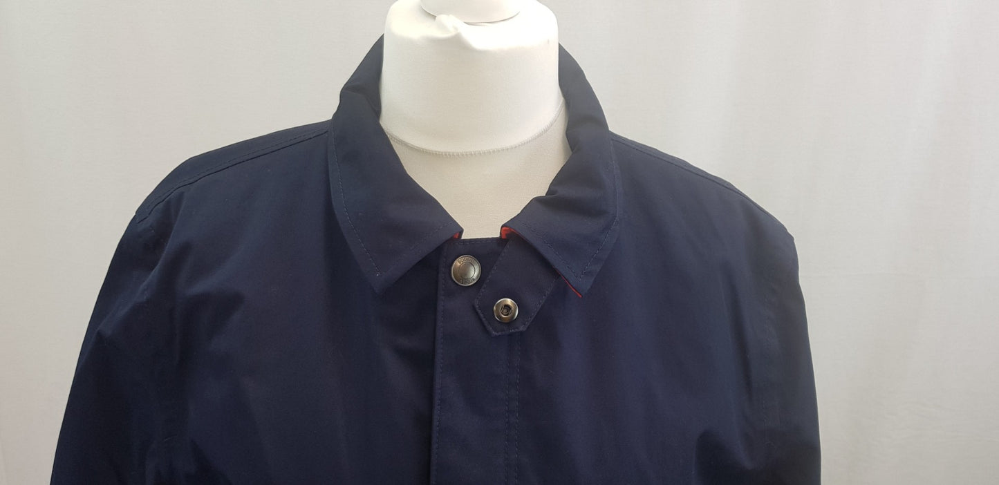 Boden Navy Rain Mac Men's Size L Excellent Condition