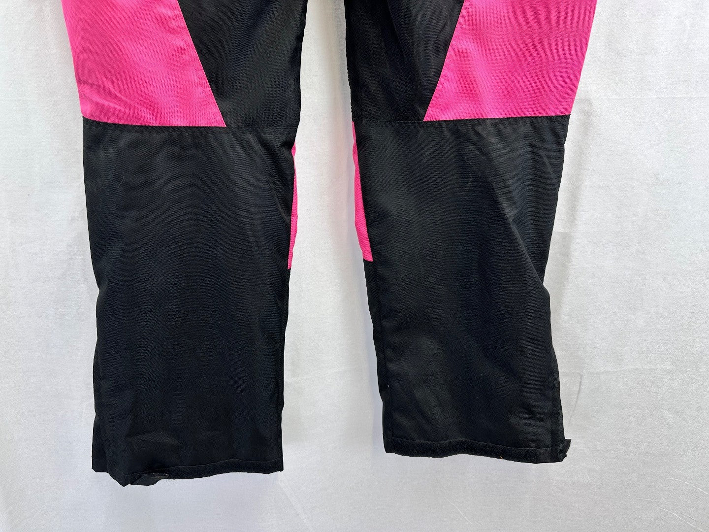 Cordura Black Pink Motorbike Trousers Waterproof Scotchlite 3M Thigh Knee Pads Size 36" VGC