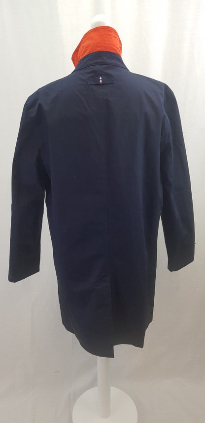 Boden Navy Rain Mac Men's Size L Excellent Condition