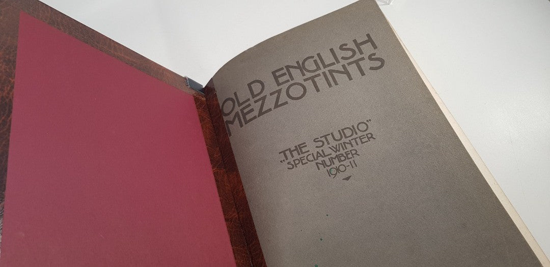 Old English Mezzotints 1910-1911 By Malcolm C Salaman Hardback GC