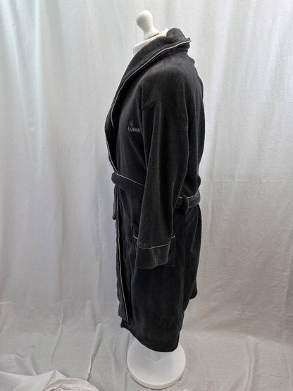 Guinness Charcoal Fleece Bath Robe Size XS Excellent Condition