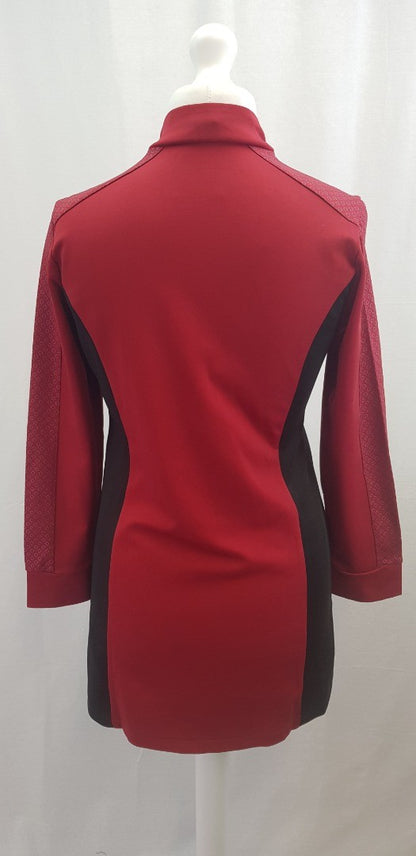 Cosermart Startrek Operations/Engineering Red Dress Costume  Size M Ex Con