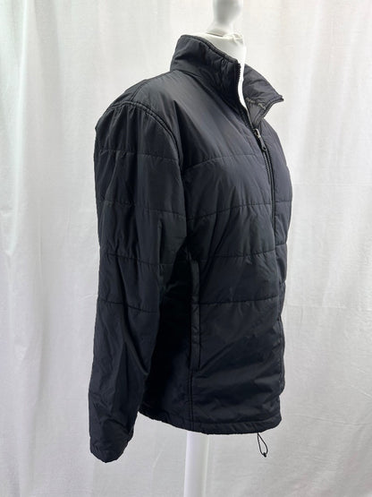 Rohan Black Puffer Style Coat Pack Ice Jacket Size L VGC with defect