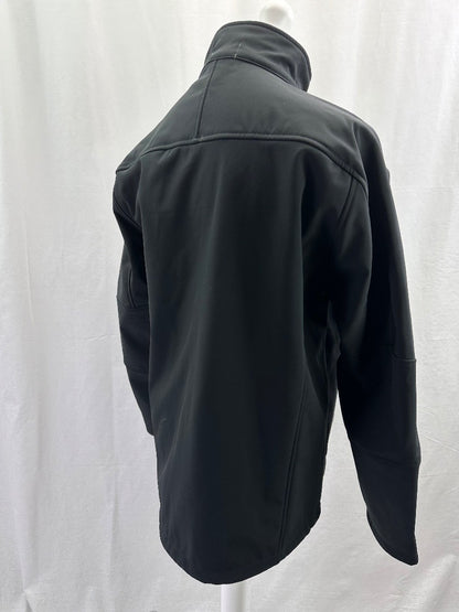 Rocky Mountaineer Black High Neck Jacket Pockets Size L Excellent Condition