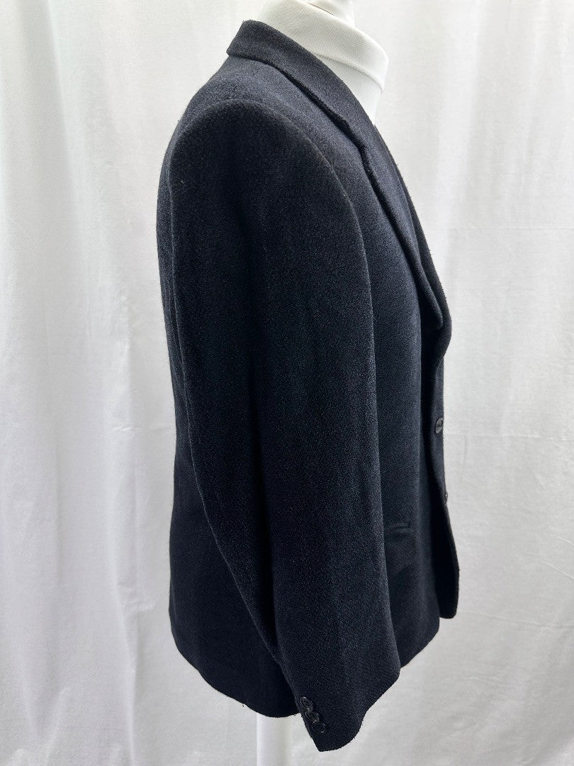 Marks & Spencers Inspired by Italy Navy Soft Jacket Blazer Size 40" Chest Short VGC