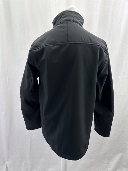 Rocky Mountaineer Black High Neck Jacket Pockets Size L Excellent Condition