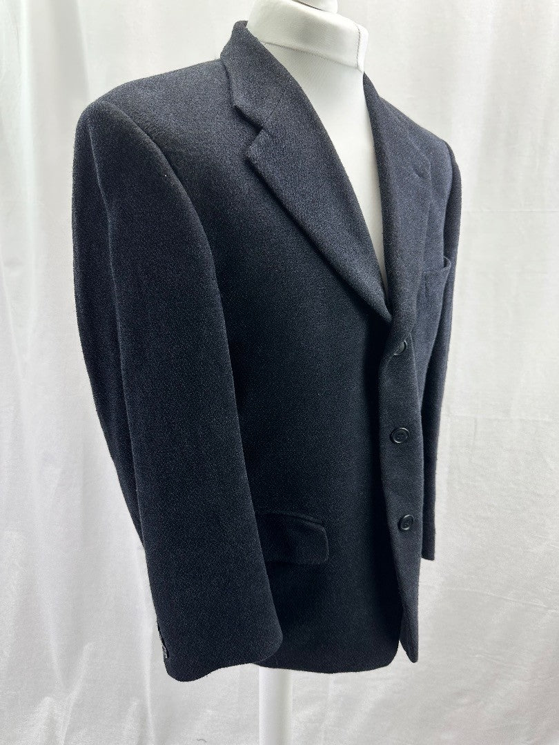 Marks & Spencers Inspired by Italy Navy Soft Jacket Blazer Size 40" Chest Short VGC