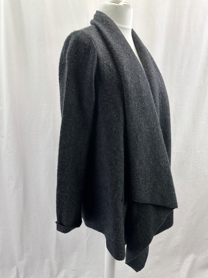 The White Company Woollen Jacket 100% Wool Grey Womens Size L Excellent