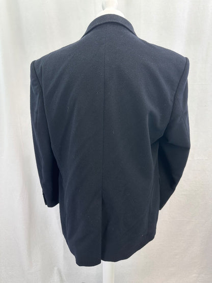 M&S Collezione Cashmere & Wool Mens Navy Blazer Chest 44" Excellent Condition