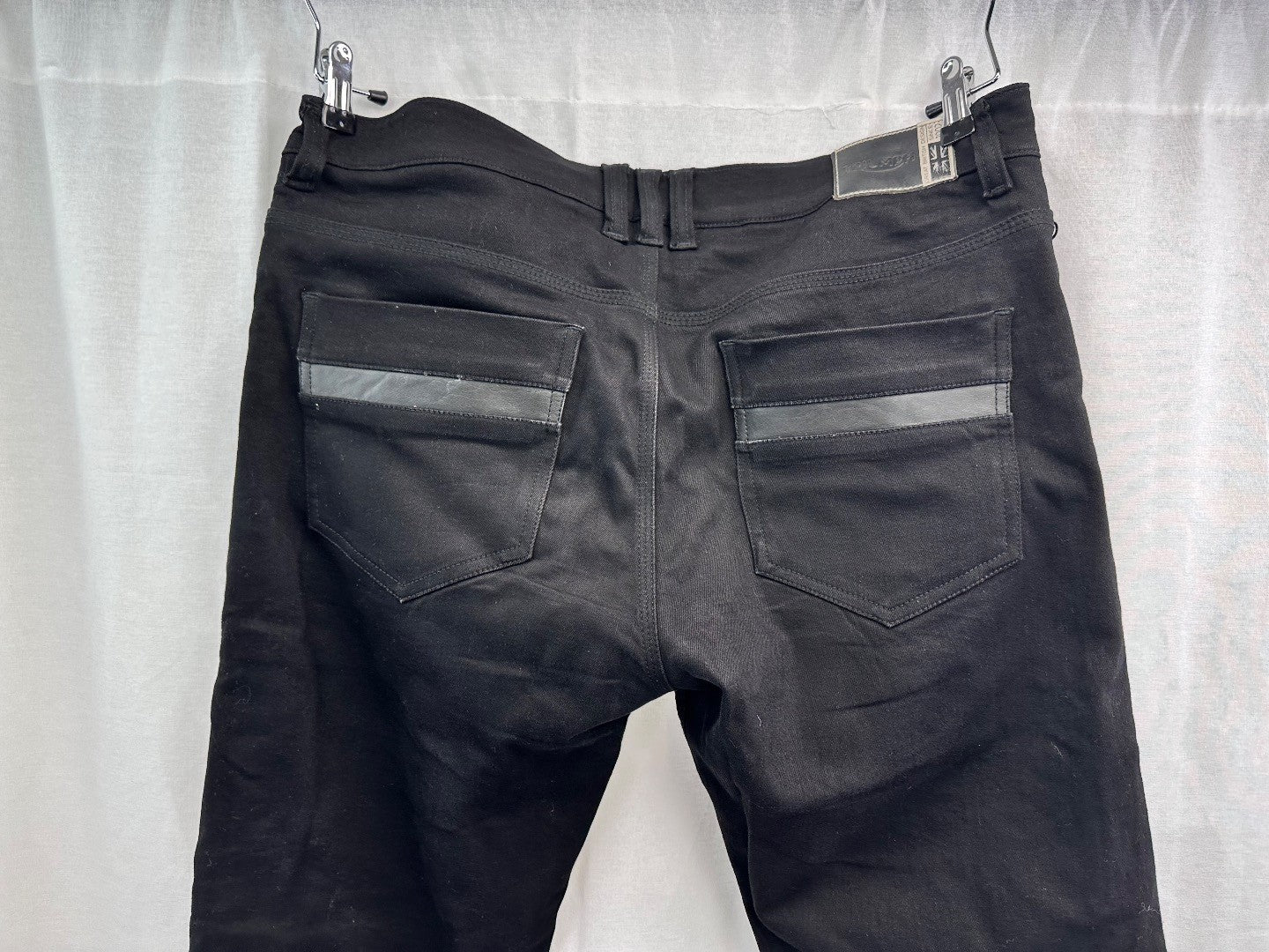 Triumph Denim Black Trousers Size W38" Inseam 32" Excellent Condition