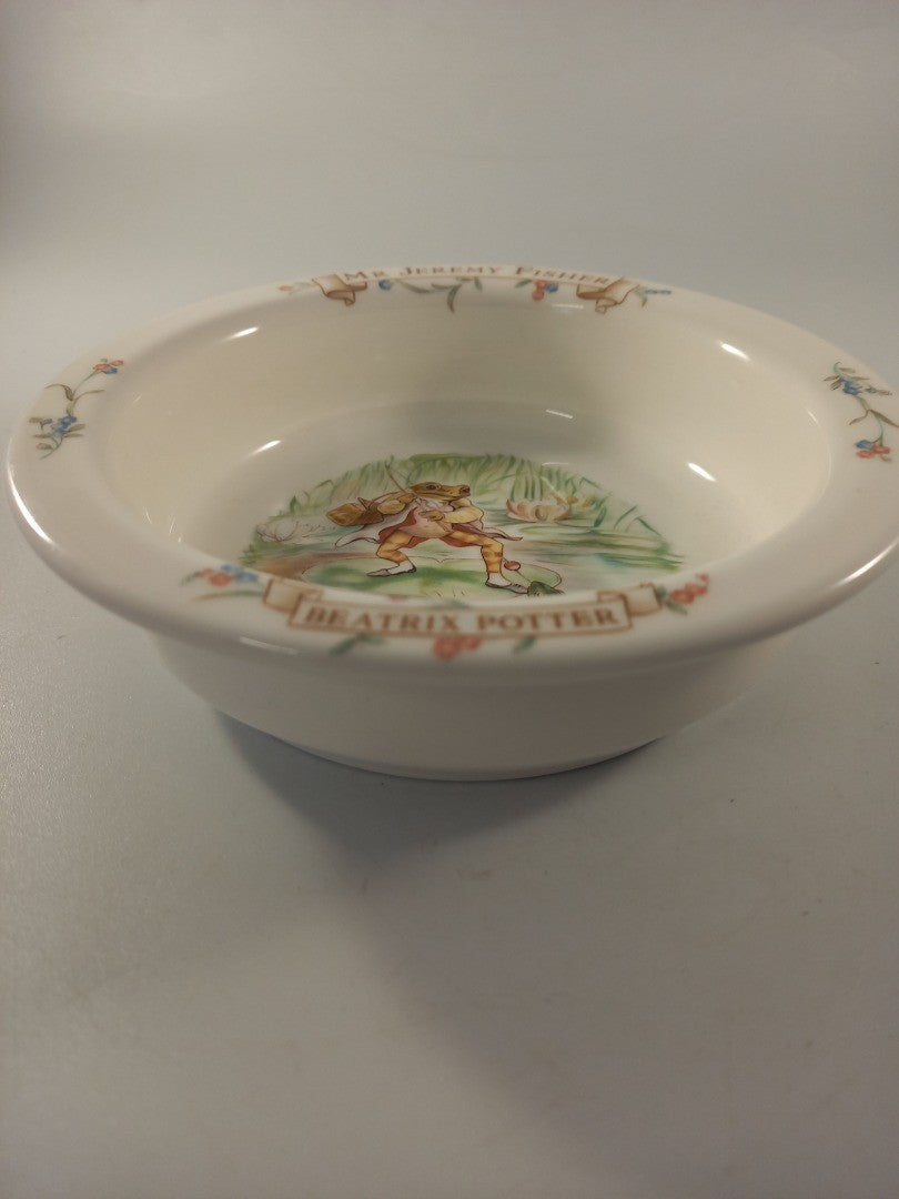 beatrix potter jeremy fisher bowl royal albert