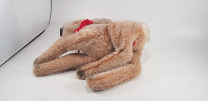 Trudi Soft Toy Lying Down Fawn Deer 13" Medium Size VGC