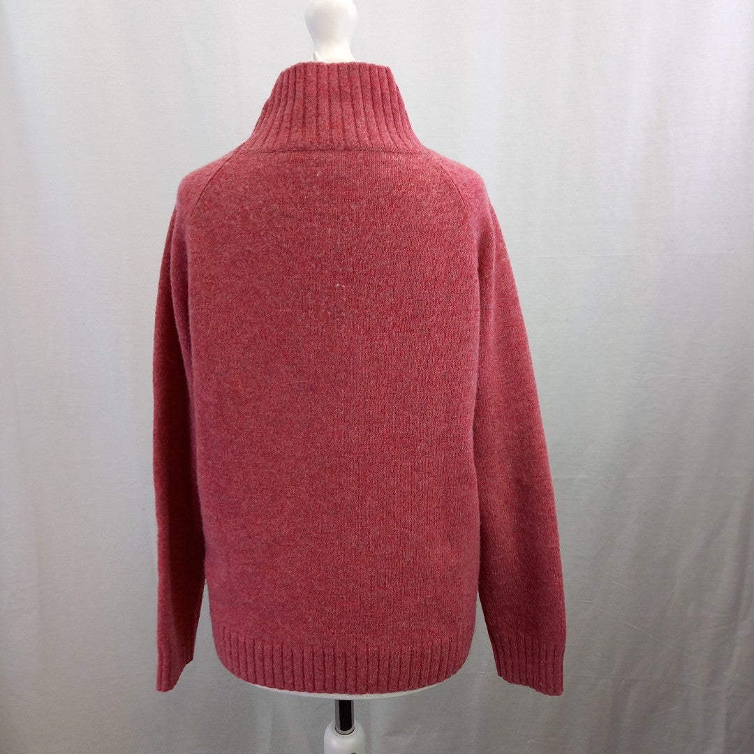 Munrospun Shetland Wool Knitted Jumper UK 14 Good