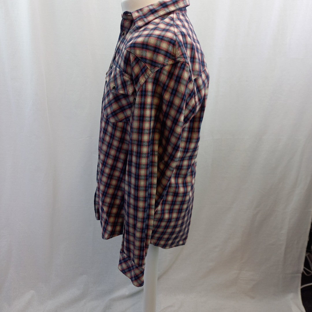 Diesel Checked 100% Cotton Shirt XXL Good