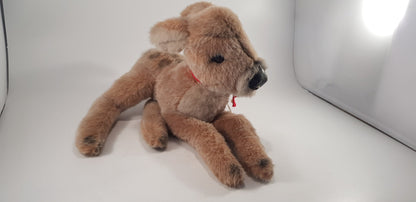 Trudi Soft Toy Lying Down Fawn Deer 13" Medium Size VGC