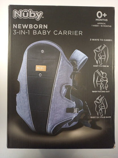 nuby baby carrier newborn 3in1