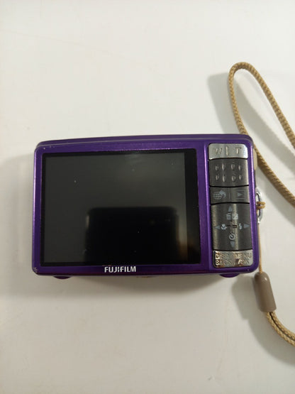 Fujifilm FinePix Z Series Z80 14MP Digital Camera Purple With Case - Tested