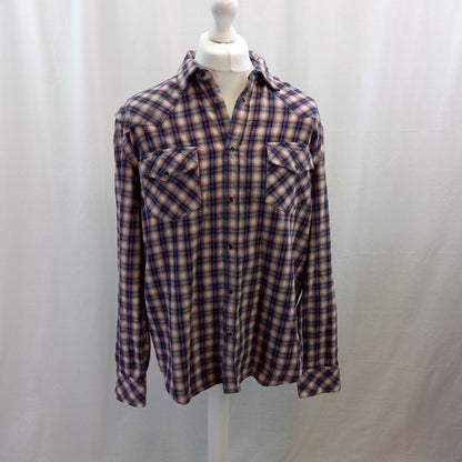 Diesel Checked 100% Cotton Shirt XXL Good